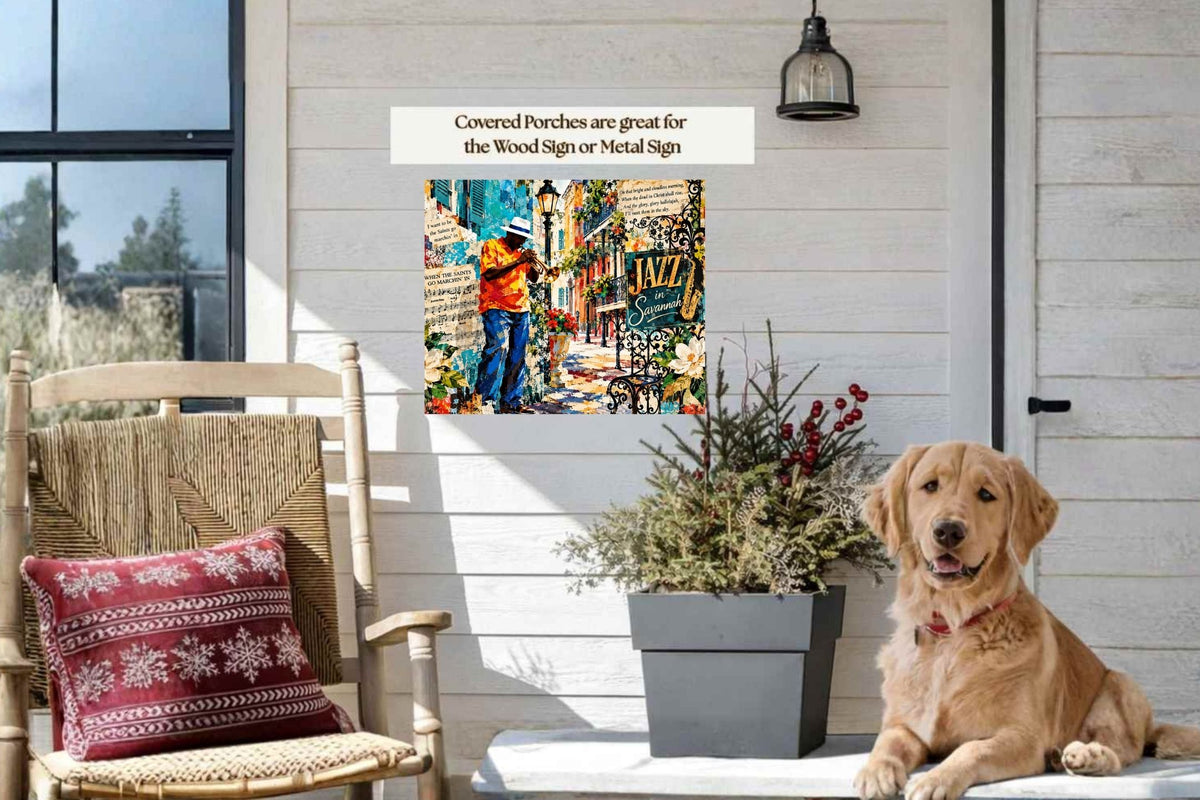 Savannah Jazz & Southern Soul | Vintage Music Collage Art | Giclée Paper • Wood • Metal • Canvas