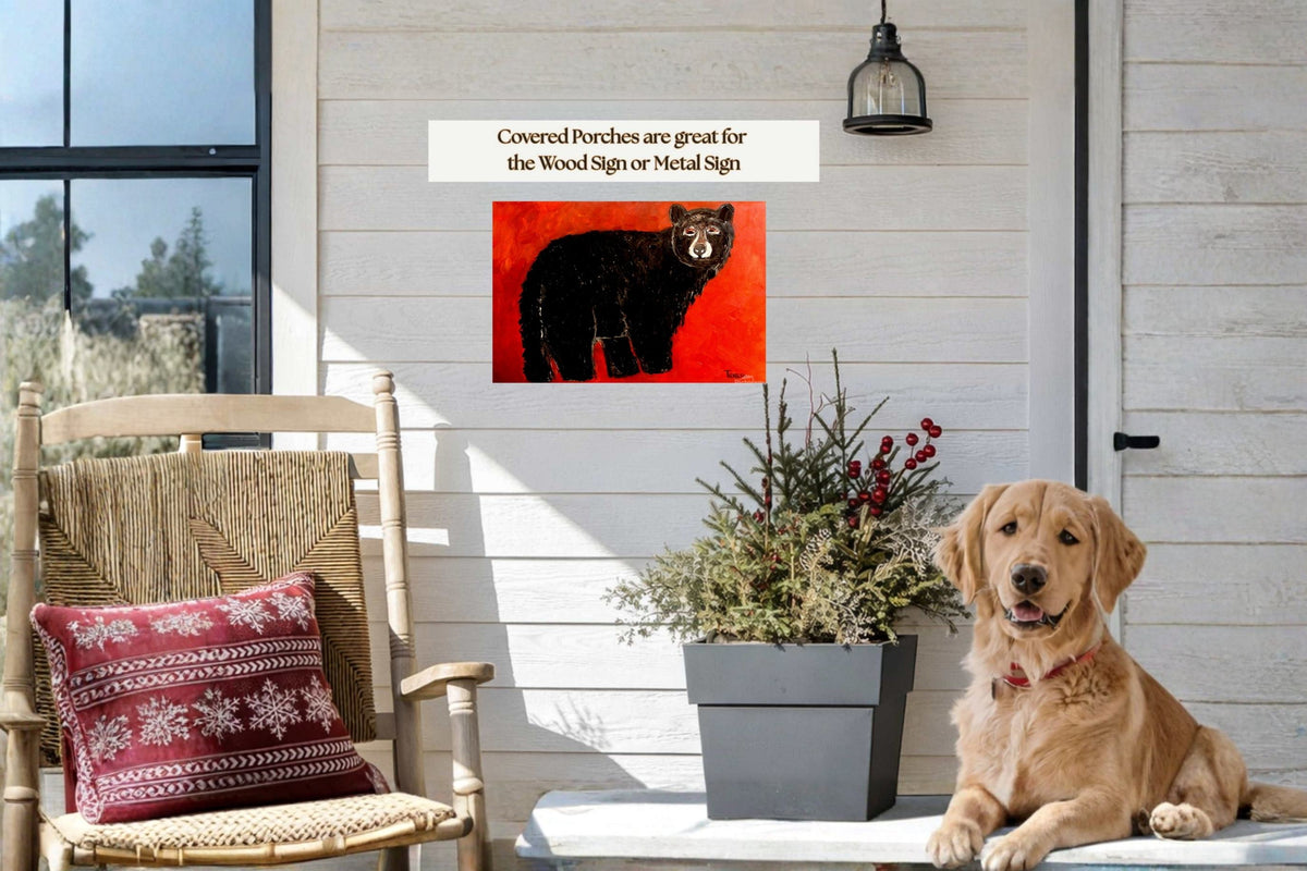 Black Mountain Bear| Animal Art| Prints, Canvas, Wood, or Metal Art
