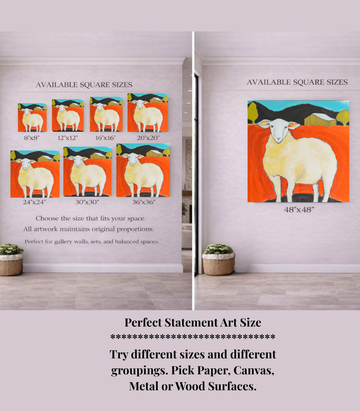 My Prize Sheep| Farm Harvest| Prints, Canvas, Wood, or Metal Art