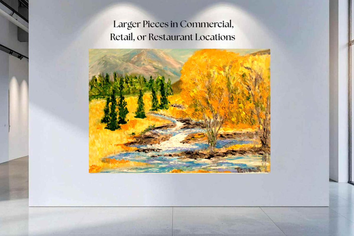 Colorado Morning | Rocky Mountain Landscape | Print of Original Teresa Johnson Painting| Giclee Paper- Wood- Metal- Canvas