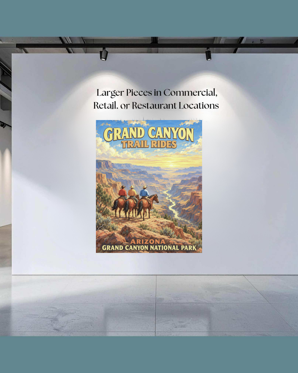Grand Canyon Trail Rides| Prints, Canvas, Wood, or Metal Art