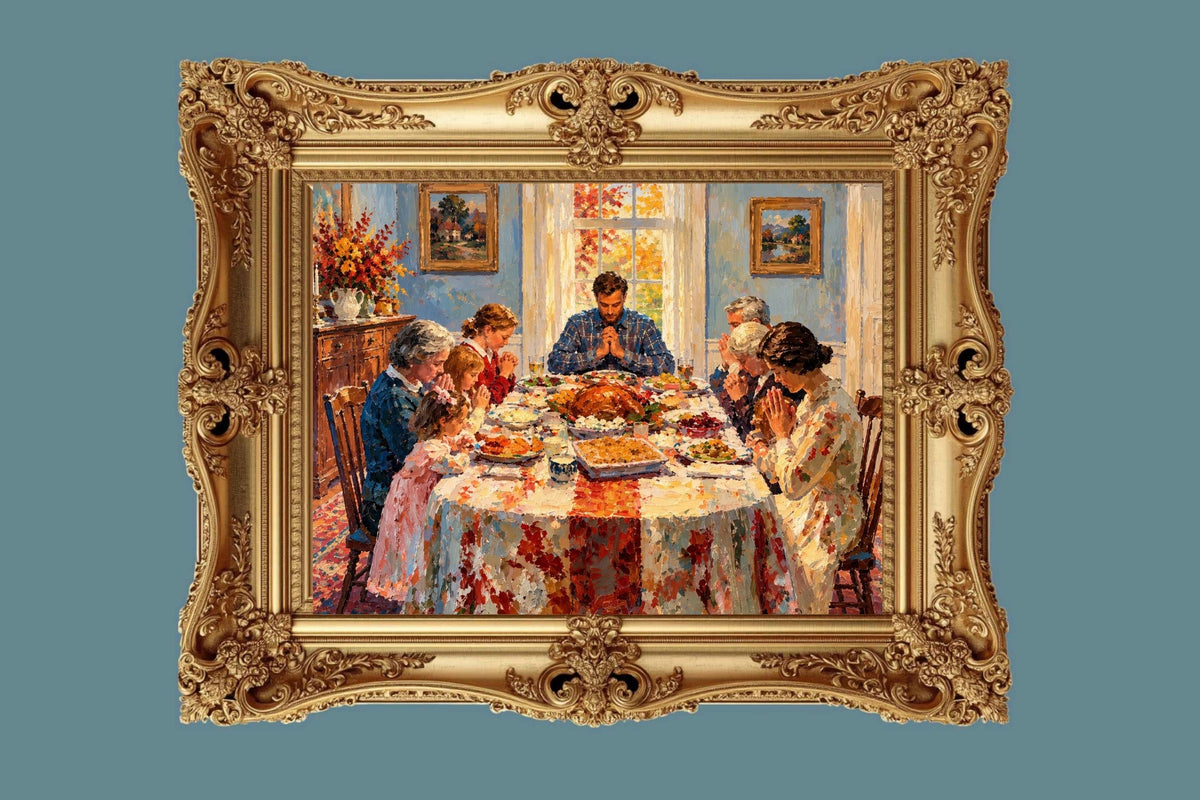 Happy Thanksgiving Give Thanks| Celebrate The Holiday- Giclee Paper- Wood- Metal- Canvas