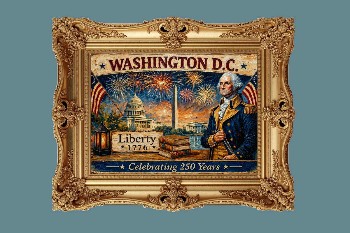 Washington DC- Celebrating 250 Years of Liberty| Patriotic Print| Fireworks Art| Prints, Canvas, Wood, or Metal Art