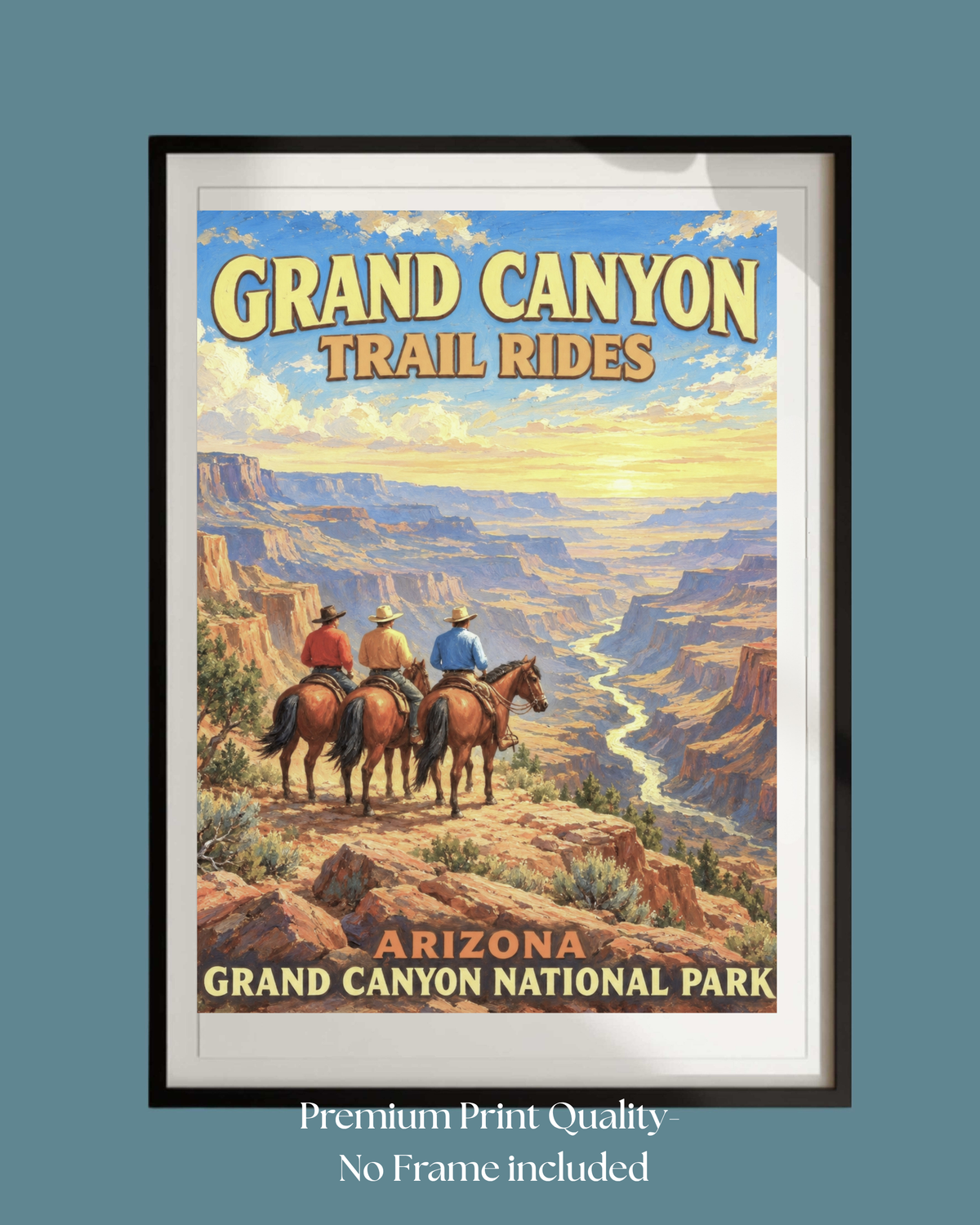 Grand Canyon Trail Rides| Prints, Canvas, Wood, or Metal Art