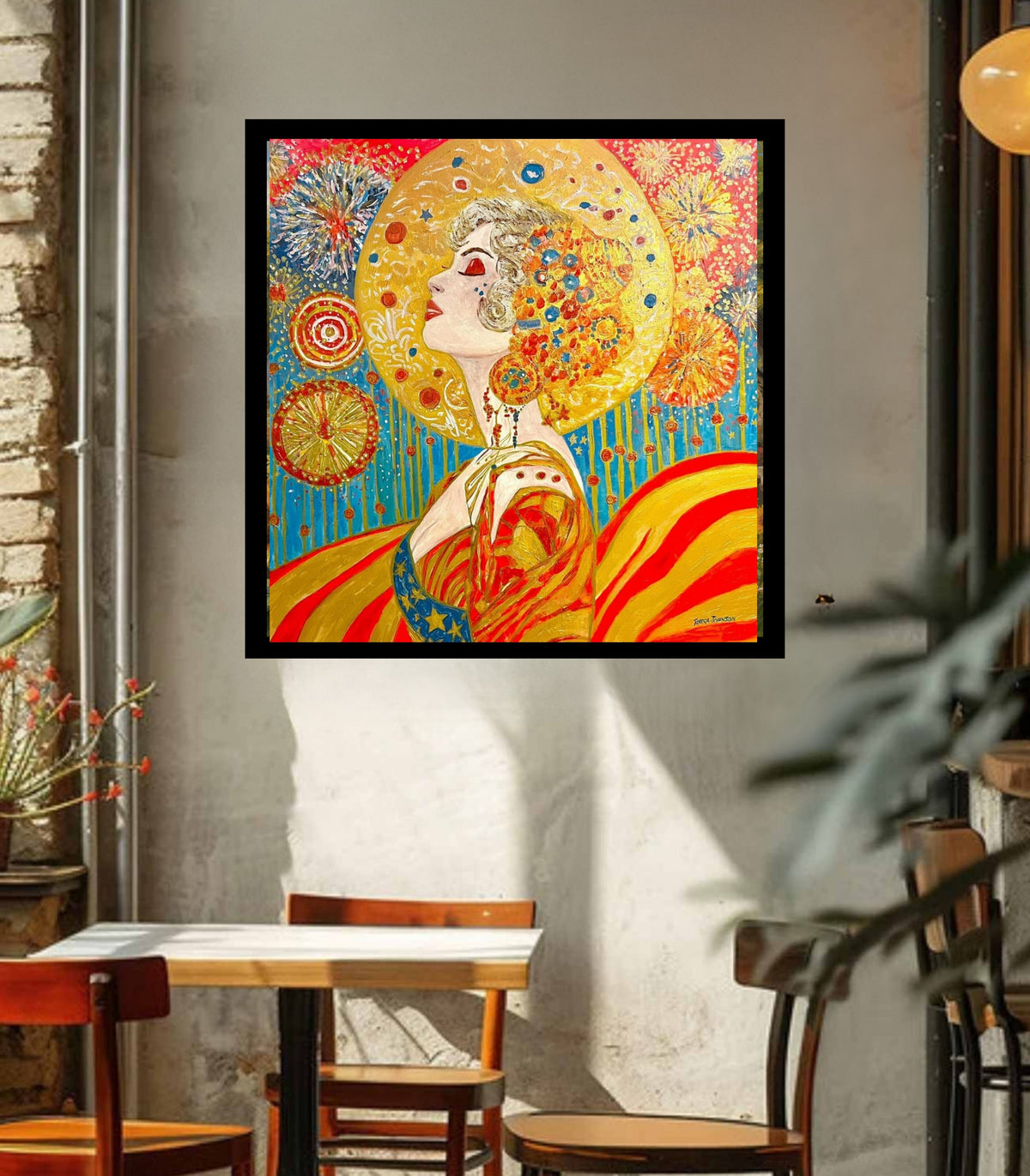 Miss Liberty | Original Teresa Johnson Patriotic Art Print | Lady Liberty Americana Wall Art | Giclée Paper • Wood • Metal • Canvas
