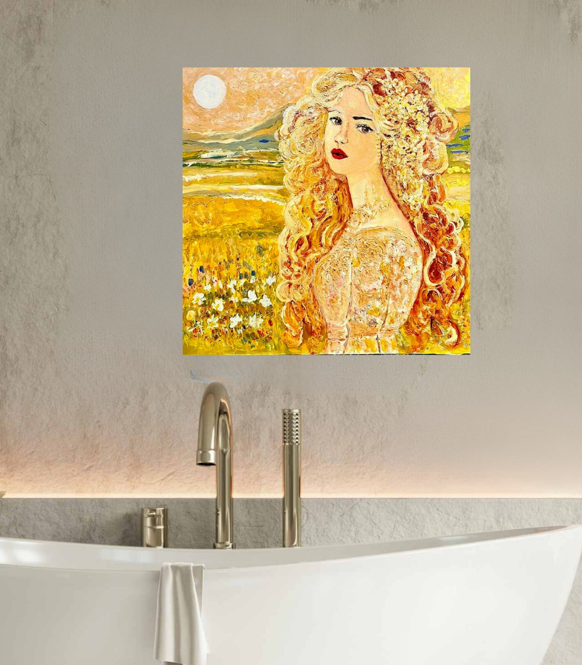 The Queen of Summer- Art Giclee Paper- Wood- Metal- Canvas