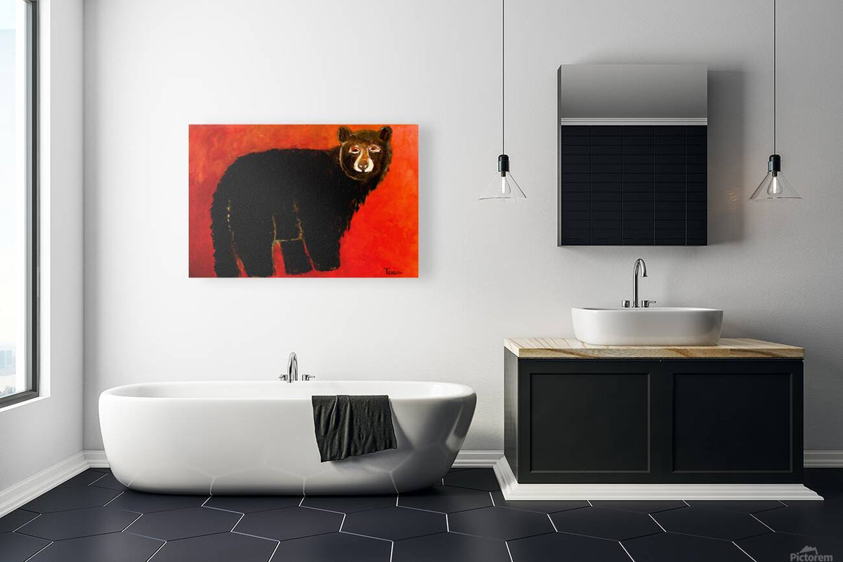 Black Mountain Bear| Animal Art| Prints, Canvas, Wood, or Metal Art