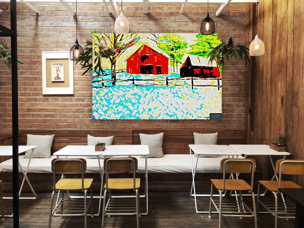 Forsyth Barns| Giclee Paper- Wood- Metal- Canvas