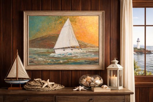 Evening Passage - Original Oil Painting -16x20x.5 inch