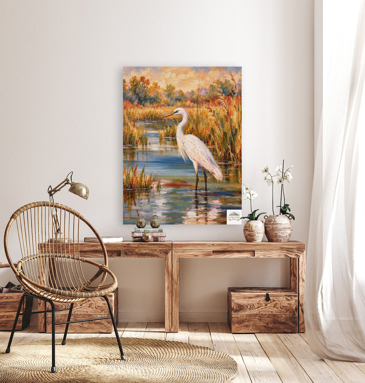 Glory Egret| Birds. Prints, Canvas, Wood, or Metal Art
