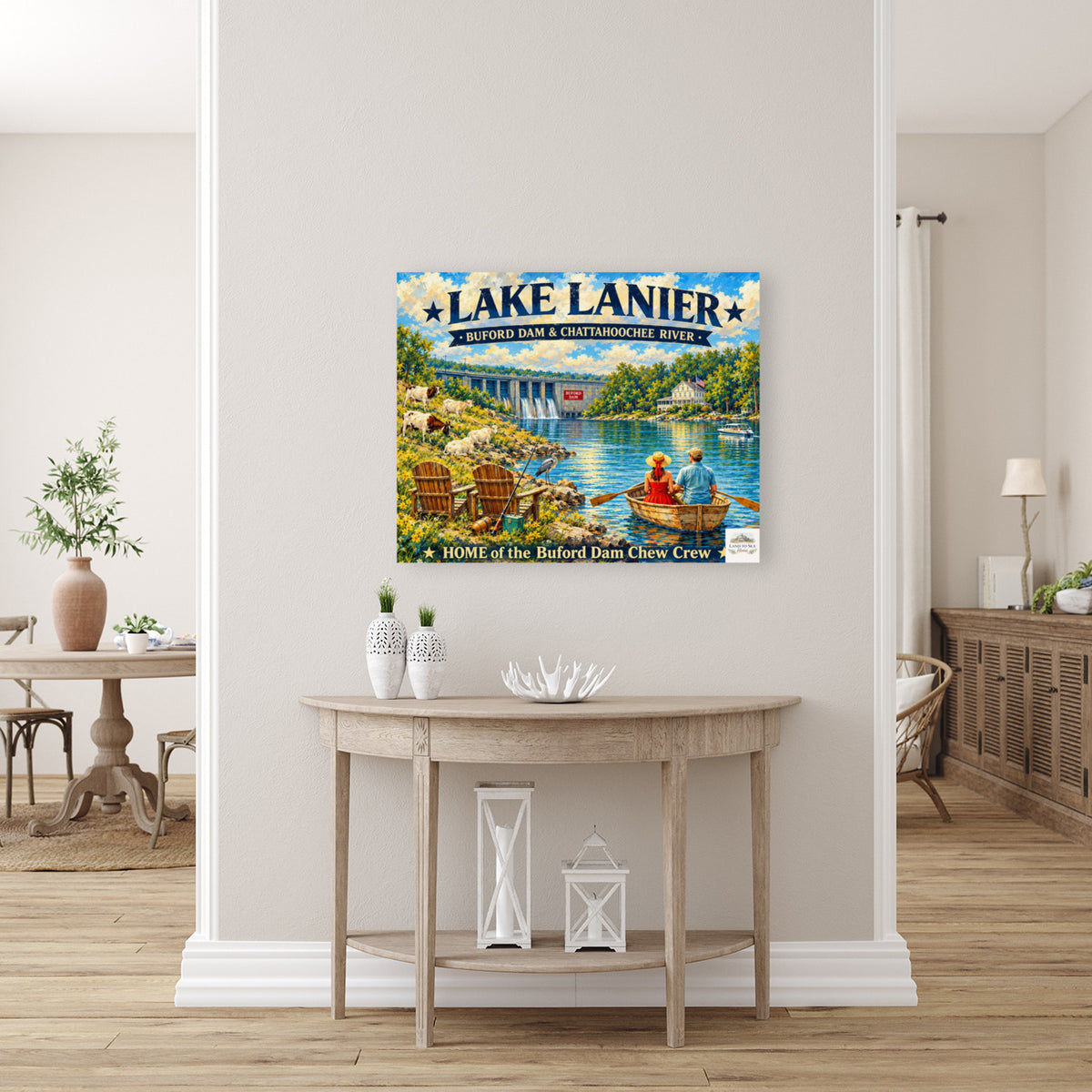 Lake Lanier Home of the Buford Chew Crew| Lake Living| Prints, Canvas, Wood, or Metal Art