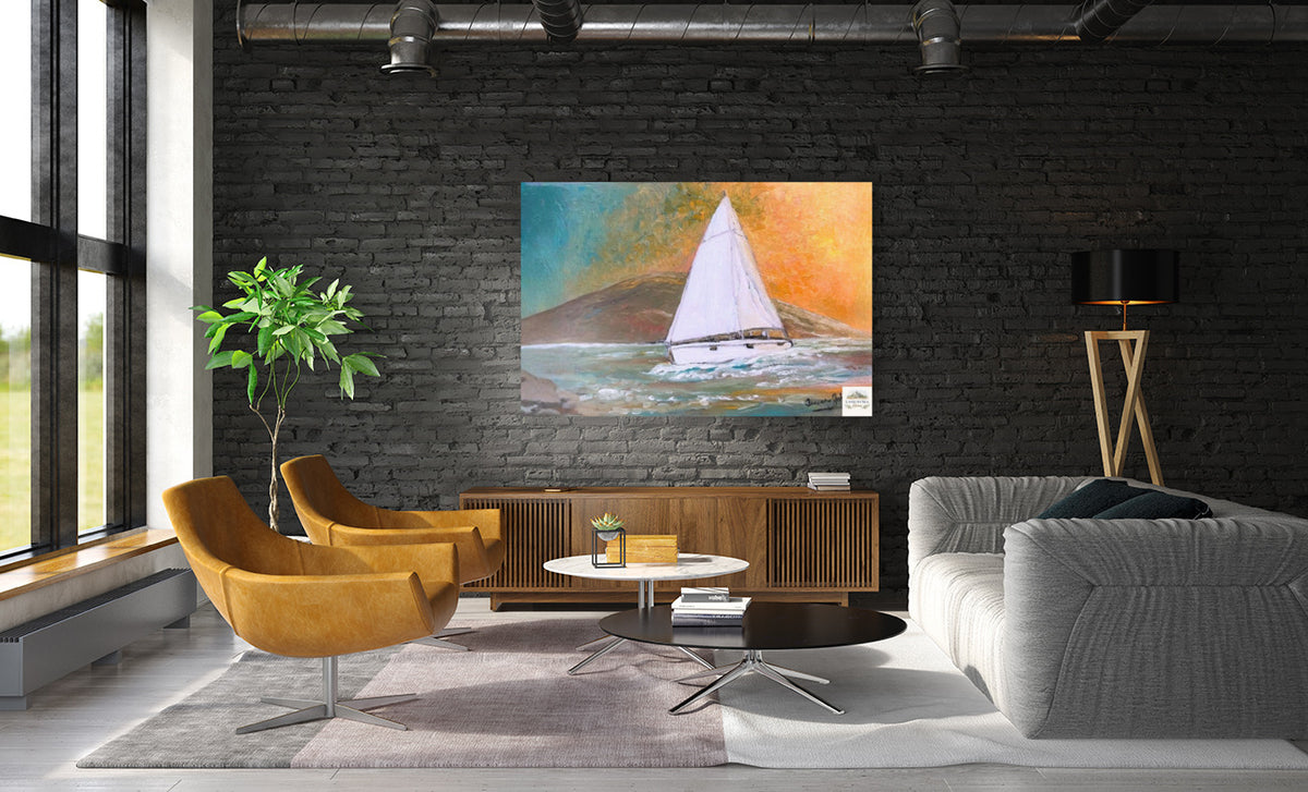 Evening Passage | Print of Teresa Johnson Original | Giclee Paper - Wood - Metal - Canvas