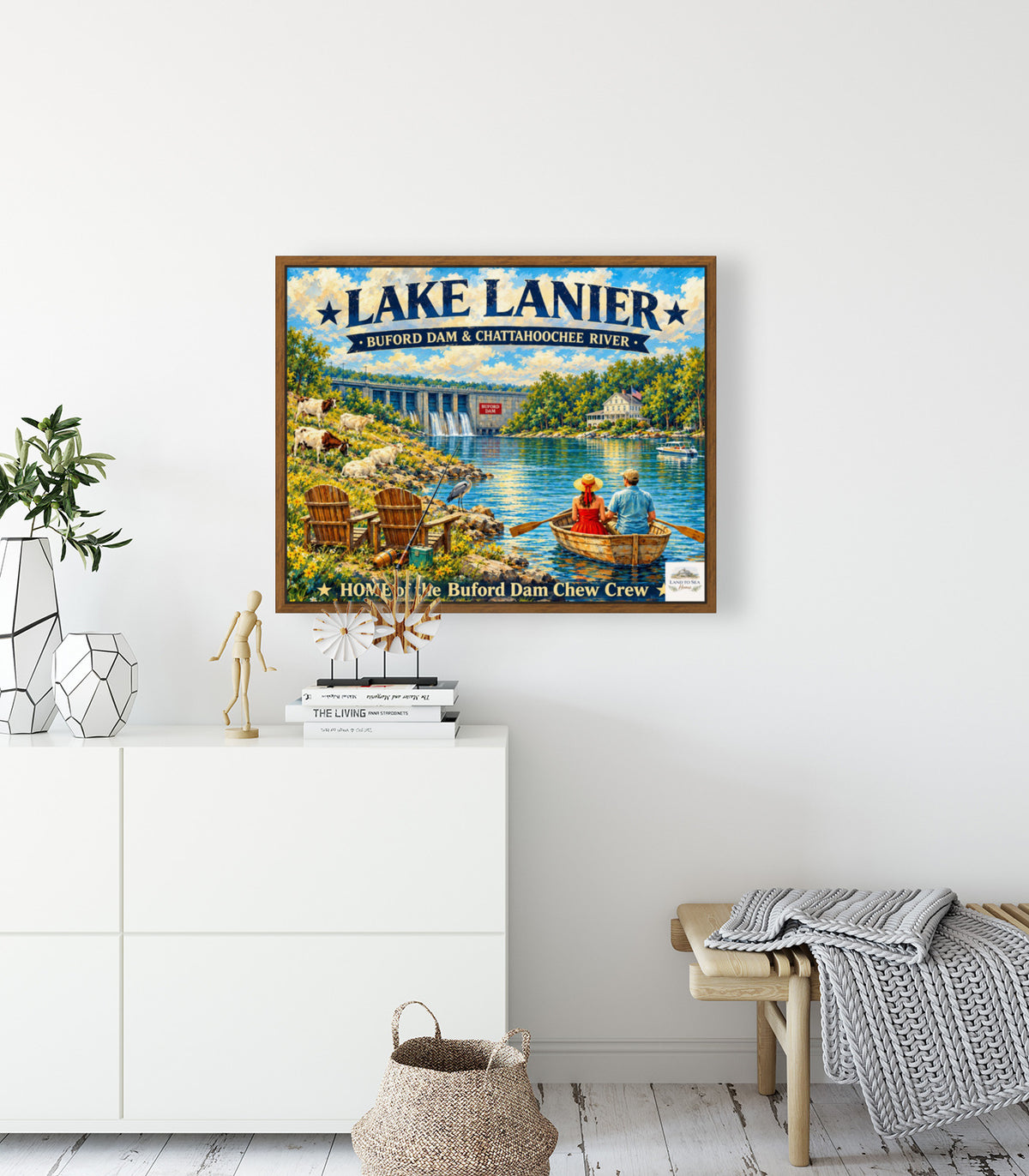 Lake Lanier Home of the Buford Chew Crew| Lake Living| Prints, Canvas, Wood, or Metal Art