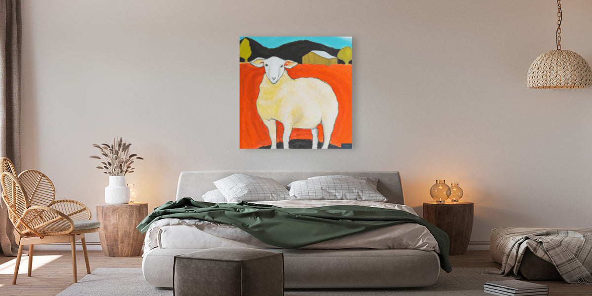 My Prize Sheep| Farm Harvest| Prints, Canvas, Wood, or Metal Art