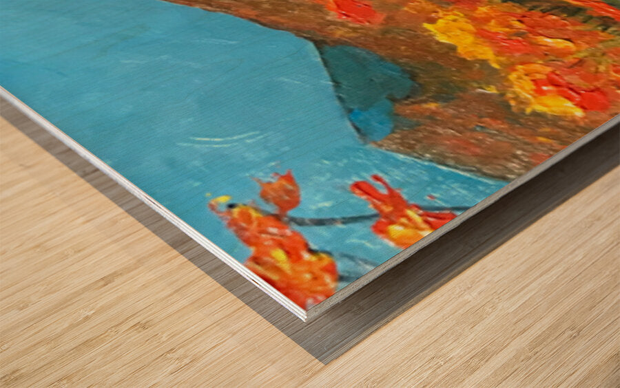 Mountain Views| Autumn Trees| Giclee Paper- Wood- Metal- Canvas